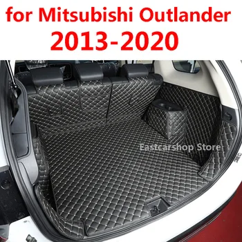 Mitsubishi Outlander 2019 2020 Autó All Inclusive Hátsó Csomagtartó Mat Rakomány Csizma Bélés Tálca Hátsó Vízálló Bakancs Poggyász 2013-2018