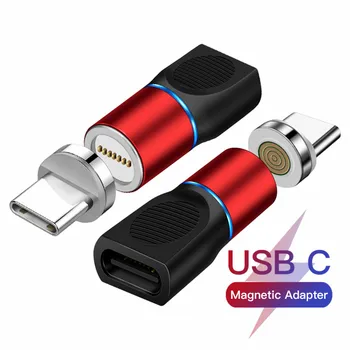 USB-C-USB C Típusú Mágneses Töltés Adapterrel C Típusú Női Férfi Átalakító Típus-C Kábel Adatátvitel Micro USB-Csatlakozó