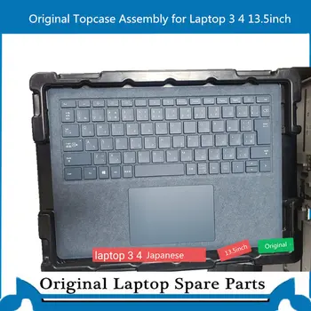 Eredeti Topcase Közgyűlés A Microsoft Surface Laptop 3 4 13.5 hüvelyk Billentyűzet, Érintőpad Japán
