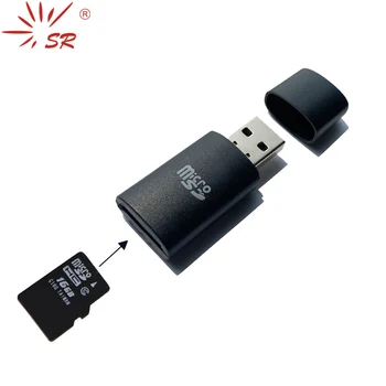 SR Matt Kiskutya 4 Szín, USB-kártyaolvasó 2.0 Adapter Flash Meghajtó Tabletta Laptopok Támogatás Micro SD / TF 64 gb-os Memória Kártya