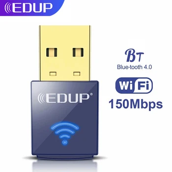 EDUP 150Mbps USB WIFI Adapter 2,4 Ghz-es BluetoothWireless Mini WiFi Vevő Wi-Fi USB Ethernet Hálózati Kártya-PC-Laptop-Asztali