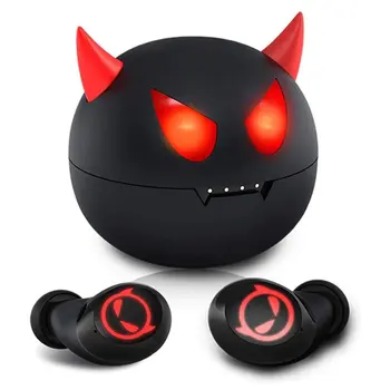 Vezeték nélküli Kis Ördög Fülhallgató, Beépített Mikrofon Magas felbontású Hanghívás zajcsökkentés IPX5 Vízálló Fülhallgató