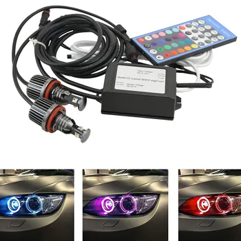 A BMW H8 Led Angel eyes Helyzetjelző Lámpa RGB Változtatható Színű E87/E82 /E92/E93/E70 X5/E71 X6