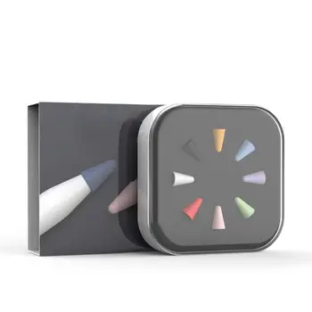 Új, 8 Csomag Érintőképernyő Toll Nib az Esetben Az Apple Ceruza, 2 Generációs Szilikon Ceruza Tipp Fedezni Ceruza 1. Kupakot Protector