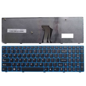Billentyűzet LENOVO V570 V570C V575 Z570 Z575 B570 B570A B570E V580C B570G B575 B575A B575E B590 kék MINKET laptop billentyűzet
