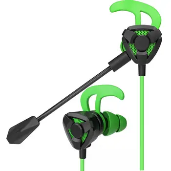 Új, Dinamikus zajcsökkentés In-Ear Vezetékes Fülhallgató Gaming Headset Az Pubg PS4 CSGO Casque Játékok Headset 7.1 Mikrofon