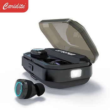 Caridite T19 Bluetooth Fülhallgató Vezeték Nélküli Fülhallgató Töltése Rekesz Fülhallgató Zseblámpa Kis Mobil Teljesítményű Led-Es Kijelző