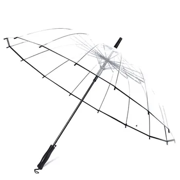 Női Automata Esernyő Japán Hercegnő Hosszú nyelű átlátszó esernyő nád