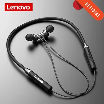Lenovo Fülhallgató Bluetooth5.0 Vezeték nélküli Fülhallgató Mágneses Neckband Fülhallgató HE05 Vízálló Sport Fülbe a zajszűrő Mikrofon