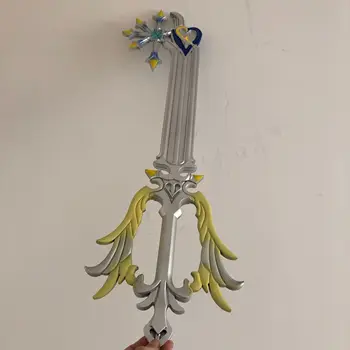 Üdv Játék Kingdom Hearts Sora Kulcs, kard, PU szín Kézzel készített fegyver Kulcs, kard, játék, Ajándék Gyűjtemény
