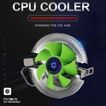 CPU-Hűtő A 3 Pin-1800RPM Csendes PC Hűtő Ventilátor Intel AMD 775 1150 1151 1155 Csendes Ventilador