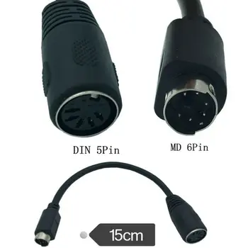 PS2 DIN5 Női MD6 Férfi kábel 0,15 m