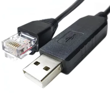 Termékeny PL2303TA USB-RS232, hogy RJ45, RJ11 RJ12 RJ10 RJ9 Moduláris Csatlakozó Adapter Kábel