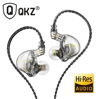 QKZ ZXT Fülhallgató HiFi Réz Vezető Levehető, Vezetékes Fejhallgató, Mikrofon zajszűrő Headset Bass Fülhallgató Zenész Monitor