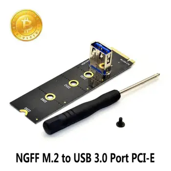 NGFF M. 2 USB3.0 Átalakító Adapter Grafikus Kártya Bővítő Kártya M. 2 NGFF, Hogy a PCI-E X16 Slot Átutalással Kártya Bányászati M2 Kelő Kártya