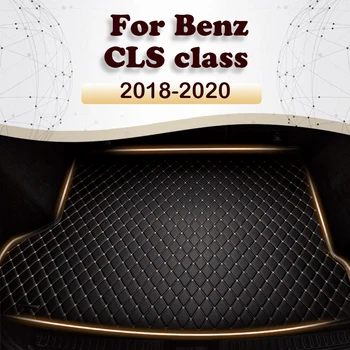 Kocsi csomagtartójában szőnyeg Benz CLS osztály C257 sedan 2018 2019 2020 Rakomány Bélés Szőnyeg Belső Alkatrészek Tartozékok Borító