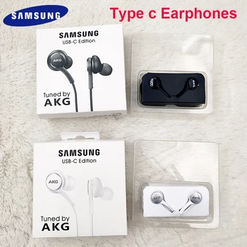 Eredeti SAMSUNG Note 10 + S20 S21 C Típusú AKG Fülhallgató In-ear Vezetékes Fülhallgató Mikrofon Megjegyzés 20 S20 Ultra A90 A80 8S Fejhallgató