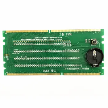 DDR2 DDR3 RAM Memorry Slot Teszter Elemző Vizsgálati Kártya Adapter PC AMD Intel