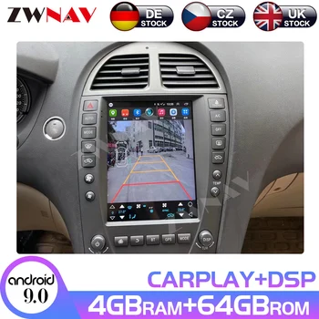 Android9.0 4 + 64G A Lexus ES 2006-OS 2007 - 2012 ISP Képernyő Autó Multimédia Rádió Auto Hifi fejegység Autó GPS Navigációs Player