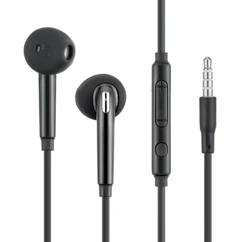 S6 Vezetékes Fülhallgató 3,5 mm-es In-Ear kihangosító, Fülhallgató Mikrofon Sztereó Bass Fülhallgató, A Xiaomi Redmi Samsung Telefon MP3 Fülhallgató