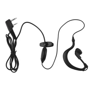 ÚJ 2 Pin Mikrofon, Fülhallgató Fülhallgató Fülbe Horog Fülhallgató a Baofeng Rádió UV-5R 888s