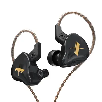 Új, 3,5 mm-es KZEDX 1DD Dinamikus Ear Fülhallgató HIFI DJ Monitor Fejhallgató Fülbe 2Pin 0,75 mm Sport zajszűrő Headset