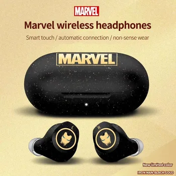2021 Marvel vasember Pókember TWS Vezeték nélküli Bluetooth-V5.0 Univerzális Sztereó Fülhallgató a Fülében Sport Headset Android & iPhone
