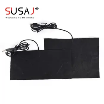 5V Szén-Rost Fűtés Pad Kéz Melegebb USB Fűtés Film Elektromos Téli Infravörös Láz Hő Mat DIY Fűthető Ruházat