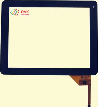 9,7 Hüvelykes fekete érintőképernyő a ROVERPAD Ég 9.7 GX-I9719 Tabletta érintőképernyős panel javítás alkatrész