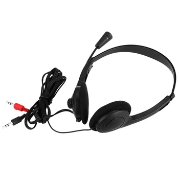 Vezetékes Szakmai 3,5 mm-es Fejhallgató Mikrofon Fül HiFi Figyelemmel kíséri a Zenét Fülhallgató Fülhallgató A Telefon, Laptop, Asztali