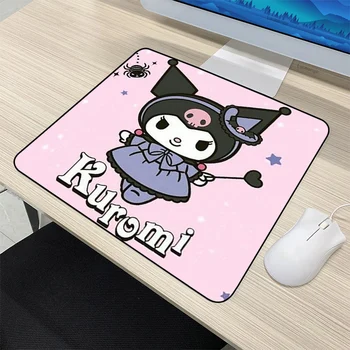 Rózsaszín Cuki Kuromies Rajzfilm Szőnyeg Anime Egér Pad Kawaii Tartozékok PC Gamer Szekrény Játék Számítógép Tartozékok CSGO Mousepad