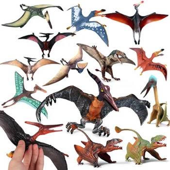 1db Klasszikus Őskori Ragadozó akciófigurák quetzalcoatlus közül Dinoszaurusz Állatok Modell PVC Gyűjtemény Gyerek Játék
