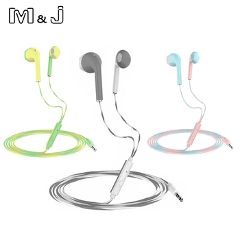 M&J Vezetékes Fülhallgató 3,5 MM-es Sztereó Fülhallgató Futó Zene, Játék, Fülhallgató Noise Cancel A Mobiltelefon, PC, Laptop PAD Mikrofon