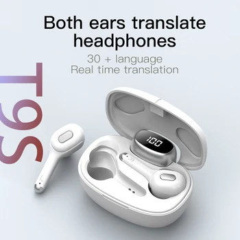 Fordítás Fülhallgató 80 Languae TWS Bluetooth 5.0 Vezeték nélküli Fejhallgató Azonnali Hang Sport Fülhallgató Töltése Doboz bose
