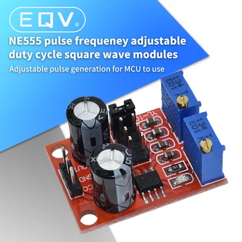 1DB NE555 impulzus frekvencia, terhelhetőség állítható modul,négyzet/téglalap hullám jelet, generátor,léptető motor vezető