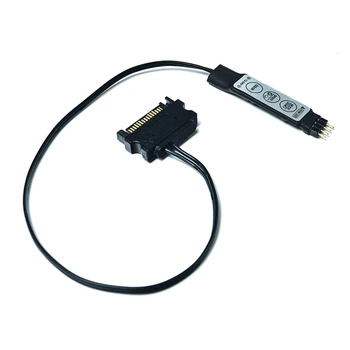Kábel SATA vezérlő 4 tűs 12V RGB/ 5V 3PIN ARGB használja az ellenőrző lámpa bár/CPU/ventilátor