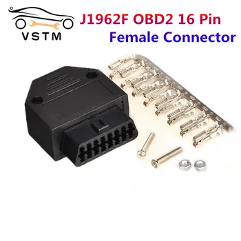 A legújabb Autó Diagnosztikai Eszköz J1962F OBD2 16 Pin-Női Csatlakozó OBDII 16pin Csatlakozó Adapter Csavar diagnosztikai eszköz