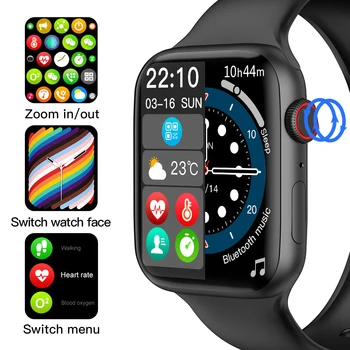 W37 Pro Series 7 Intelligens Karóra Férfiak, Nők, IP68 Vízálló 320*385 pixel Vezeték nélküli Töltő Smartwatch Apple Huawei Telefon Nézni 7