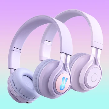 Gyerek Vezeték nélküli Fejhallgató Bluetooth 5.0 Zenét Fülhallgató Fülbe Összecsukható Bass Gyermekek Fülhallgató Mikrofon, FM Samsung Xiami PC