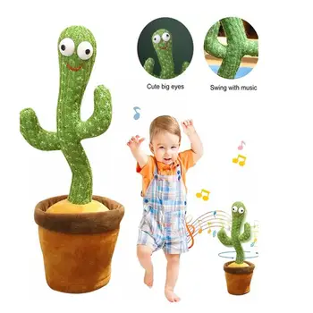 Igazán Aranyos Játék, Tánc Kaktusz Baba Beszélni, Beszélni Hangfelvétel Ismételjük Meg A Játékot Aranyos Kaktusz Játékok Gyerekeknek Gyerekek Oktatási Játék, Ajándék