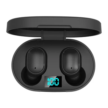 TWS Bluetooth-kompatibilis Fülhallgató E6S Vezeték nélküli Xiaomi IPX4 Vízálló Digitális Fejhallgató Mikrofonnal Hordozható Fülhallgató