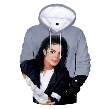 Michael Jackson 3D Nyomtatott kapucnis felső Férfiak a Nők a Divat Alkalmi Melegítőfelső 2021 Forró Eladó Michael Joseph Jackson Férfi Pulóver