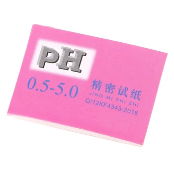 80 Csík pH Lúgos Rövid hatótávolságú 0.5-5.0 Kijelző Lakmusz Papír pH Teszt Csík