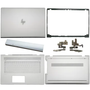 Eredeti, Új, A burkolata A Laptop HP ENVY 17-AE M7-AE LCD hátlap/Előlapot/Palmrest/Alsó Esetben 925477-001 Ezüstös