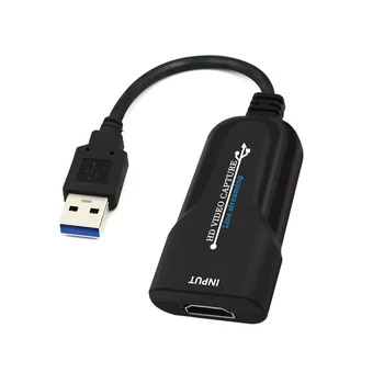 HDMI-kompatibilis Video Capture Kártya, USB 2.0 Video Grabber Rekord Doboz PS4 Játék DVD Videokamera Felvétel Élő Közvetítés