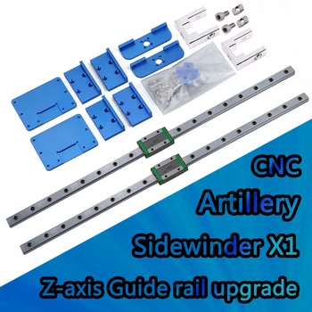 Kettős Z Tengely Hiwin sínek frissítés CNC Alumínium kit MGN12H lineáris vasúti vonatkozik a Tüzérségi Sidewinder X1 SW-X1 Tüzérségi Geniu