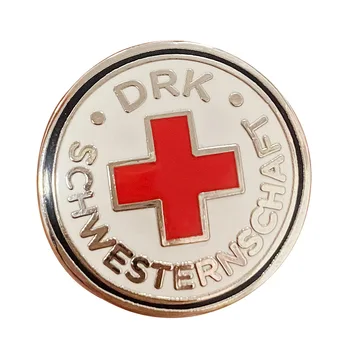 1940-es években Németország második VILÁGHÁBORÚ Korszak DRK Vörös Kereszt Egyletnek Harci Tag Kitűző Jelvény