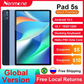 Globális Verzió Nenmone Pad 5s 4G LTE Tabletta Android 10.0 10.1