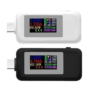 KWS-1902C C-Típusú Színes Kijelző USB Teszter Aktuális Feszültség Teljesítmény Mérő Monitor Új 2020