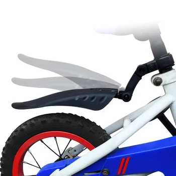 PVC Műanyag Gyerek Kerékpár Elöl Hátul Mudguards Gyermek Kerékpár Alkatrész Univerzális MTB Kerékpár Védelem 12-20 Hüvelyk Kerékpár